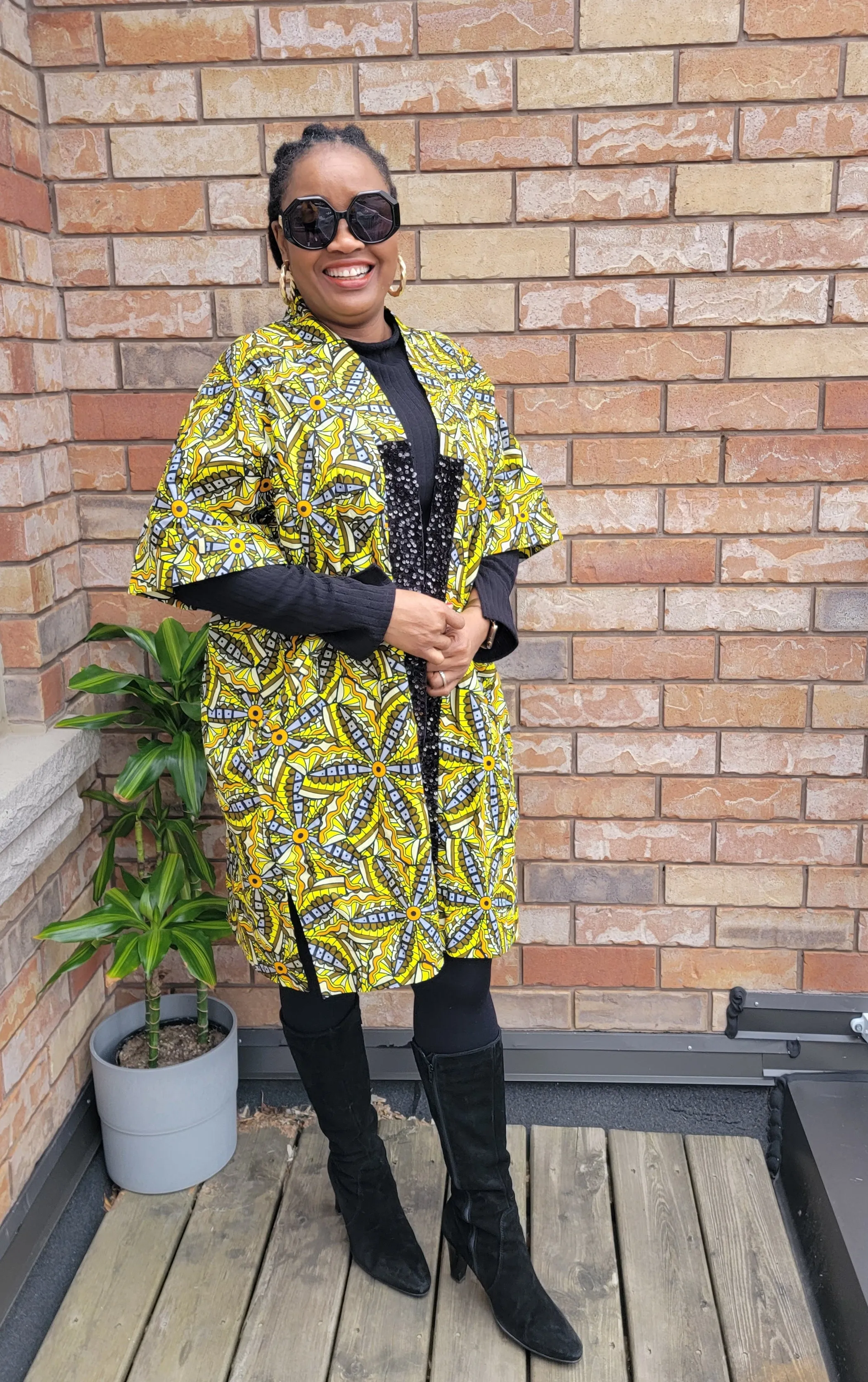 Ankara Kimono (Midi)