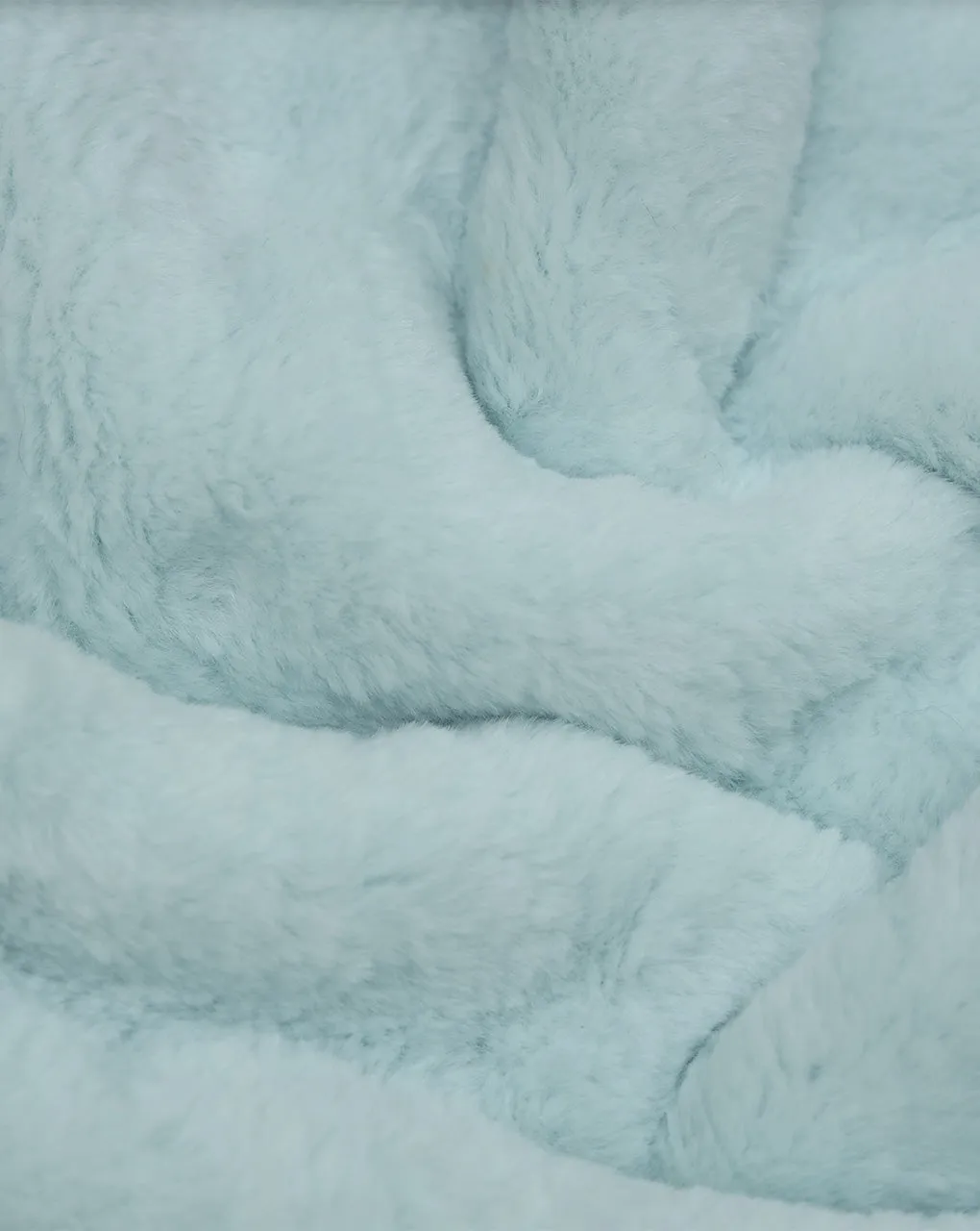 BABY BLUE ARTIFICIAL FUR FABRIC