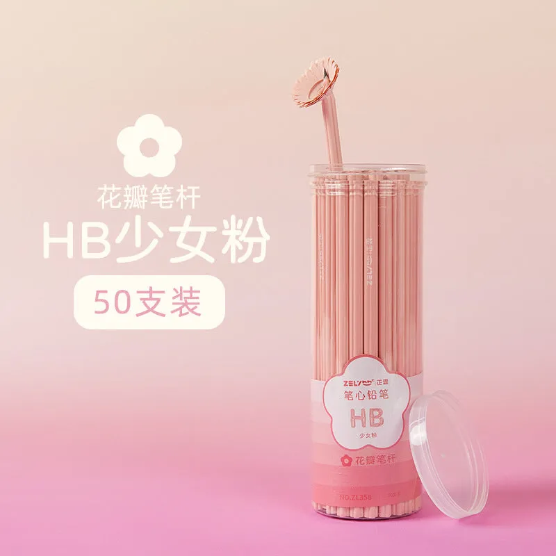 Barrel HB pencil 2B pencil 50pcs/lot #p5344