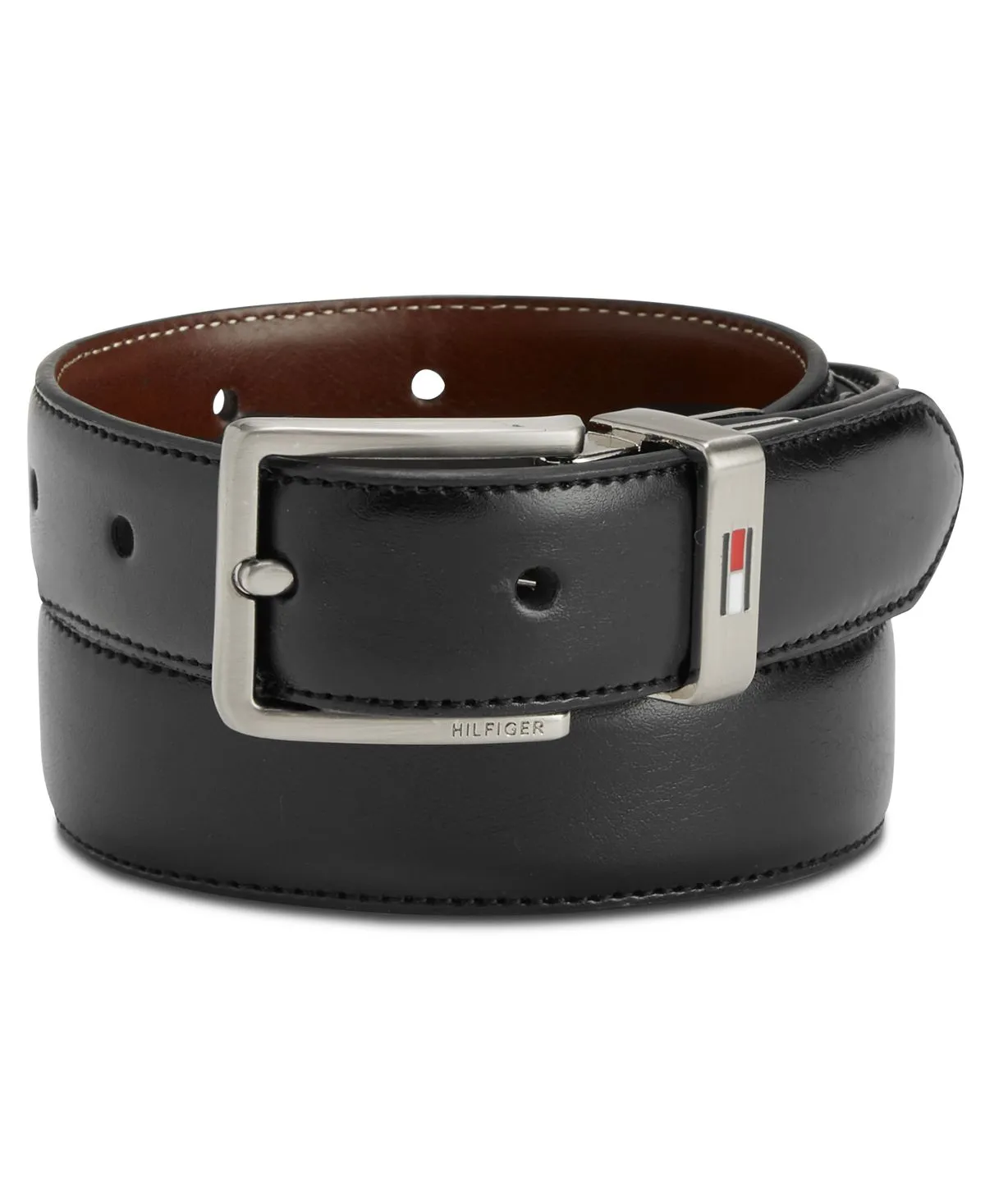 Big Boys Tommy Hilfiger Reversible Belt in Black and Brown