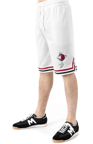 Bugs Bunny Basketball Shorts - White Edition