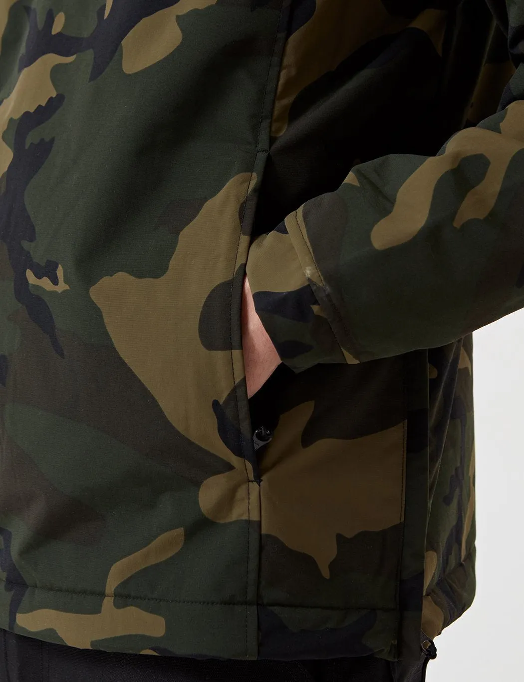 Carhartt Nimbus Half-Zip Jacket (Fleece Lined) - Camo Green