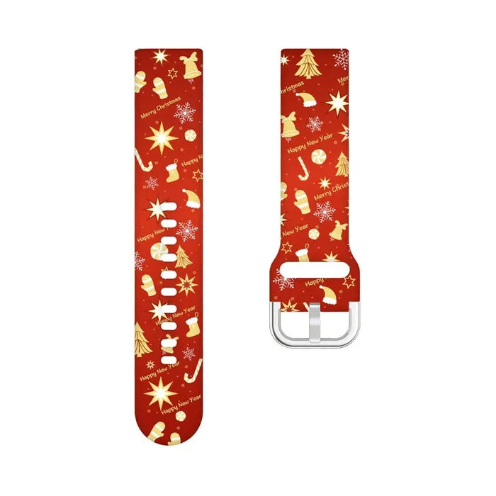 Christmas Watch Straps compatible with the Tommy Hilfiger 22mm Range