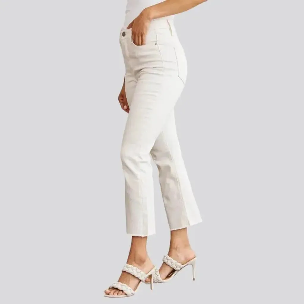 Color women's sand jeans