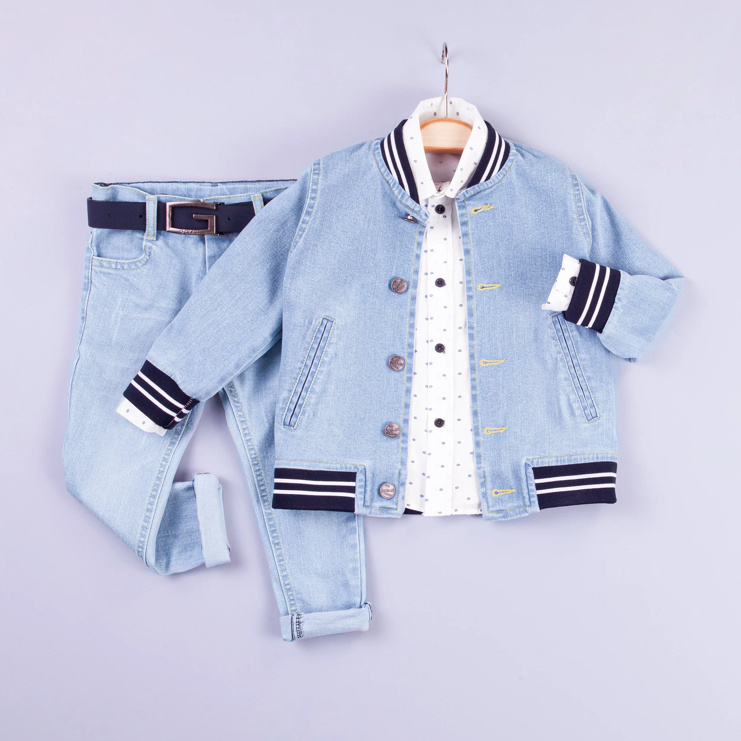 Denim David Boys Casual Set