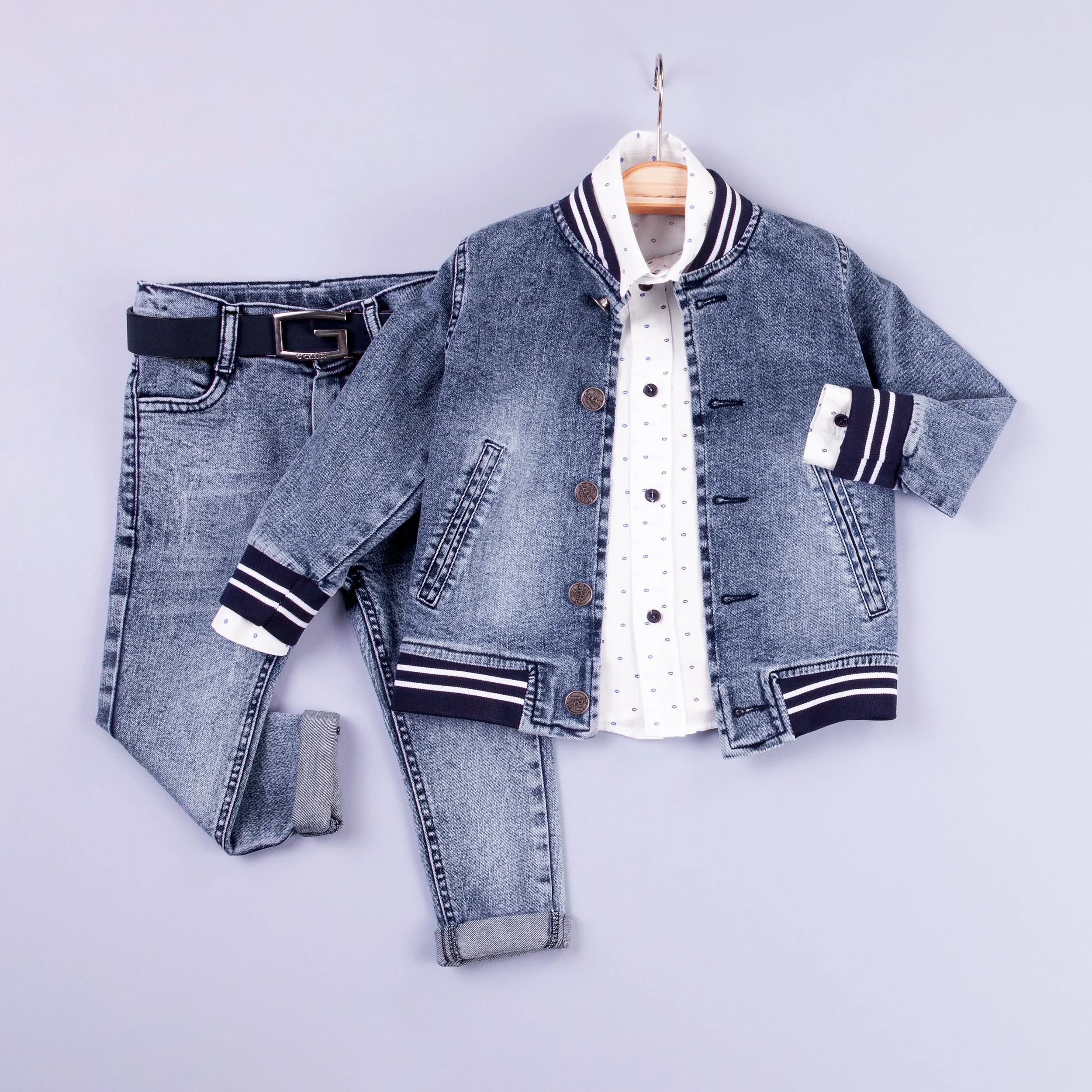 Denim David Boys Casual Set