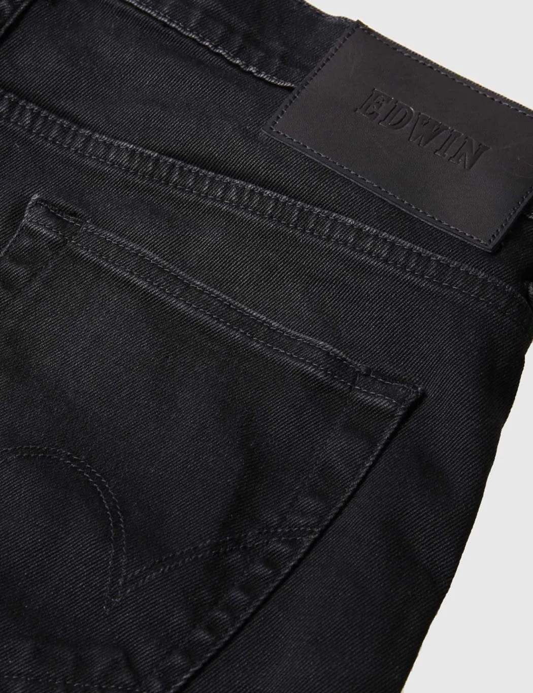 Edwin ED-80 Ink Black Jeans 11.5oz (Slim Tapered) - Trip Used