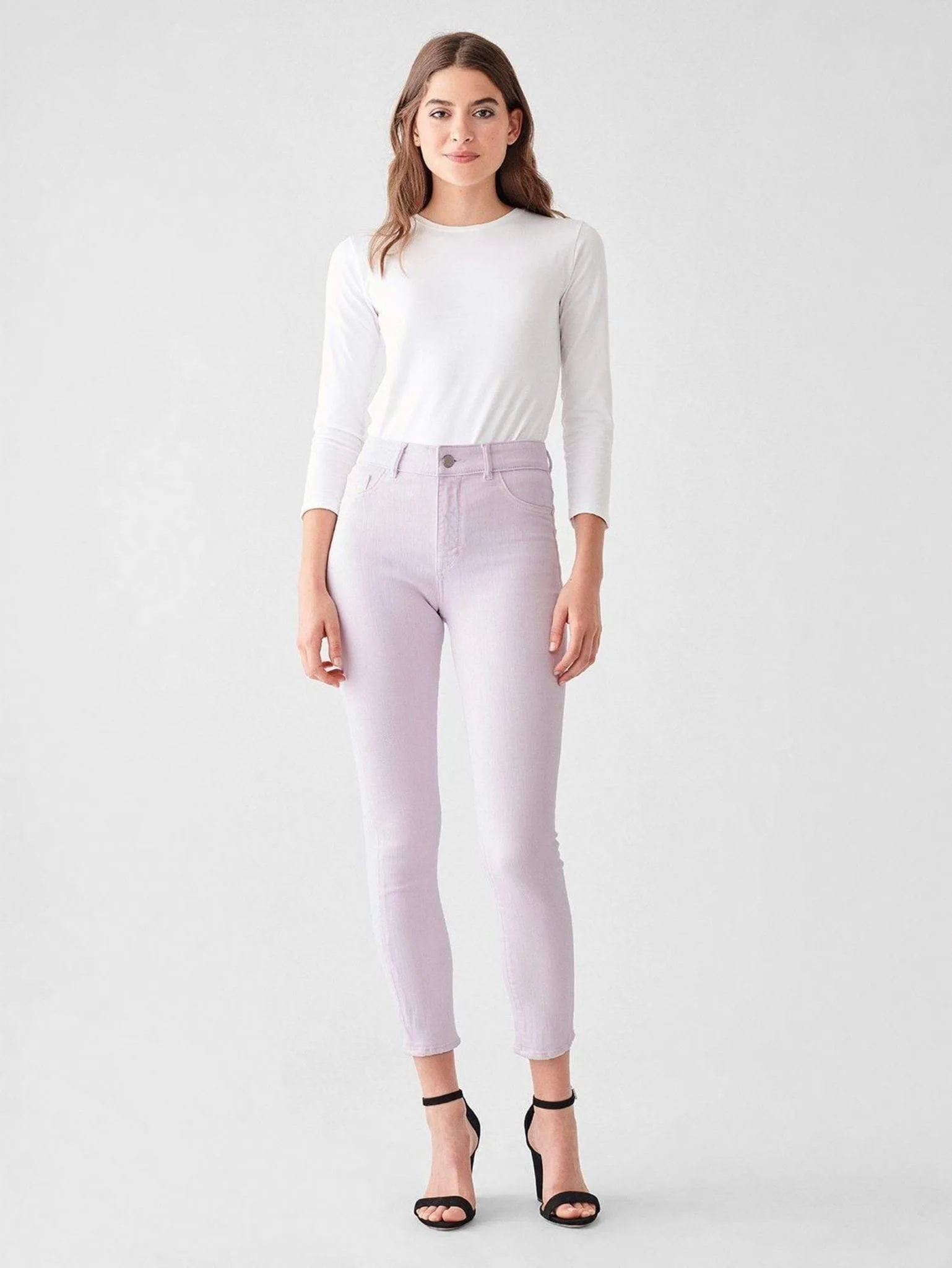 Farrow Ankle High Rise Skinny Viola