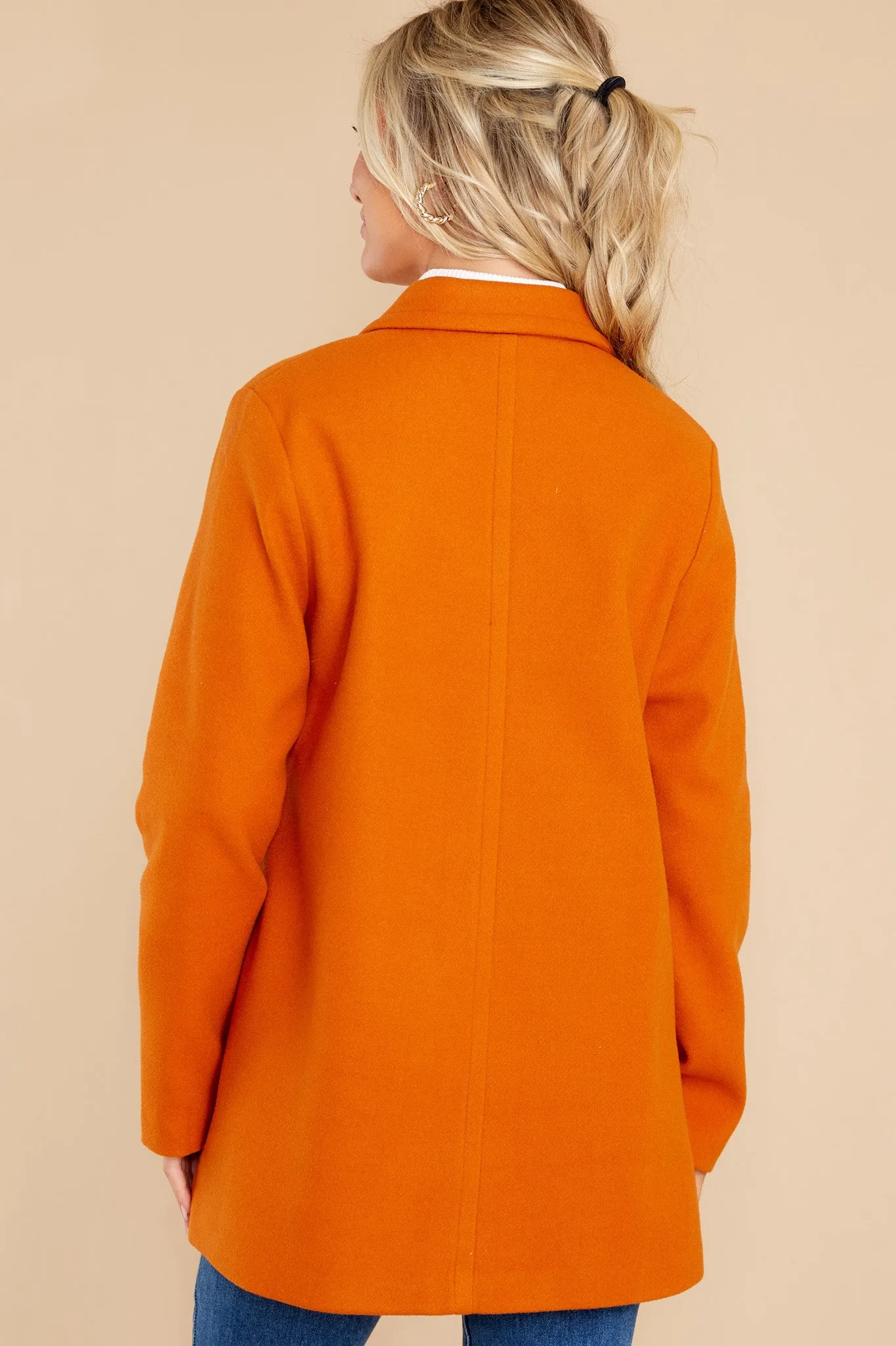 Fit For A Queen Burnt Orange Coat