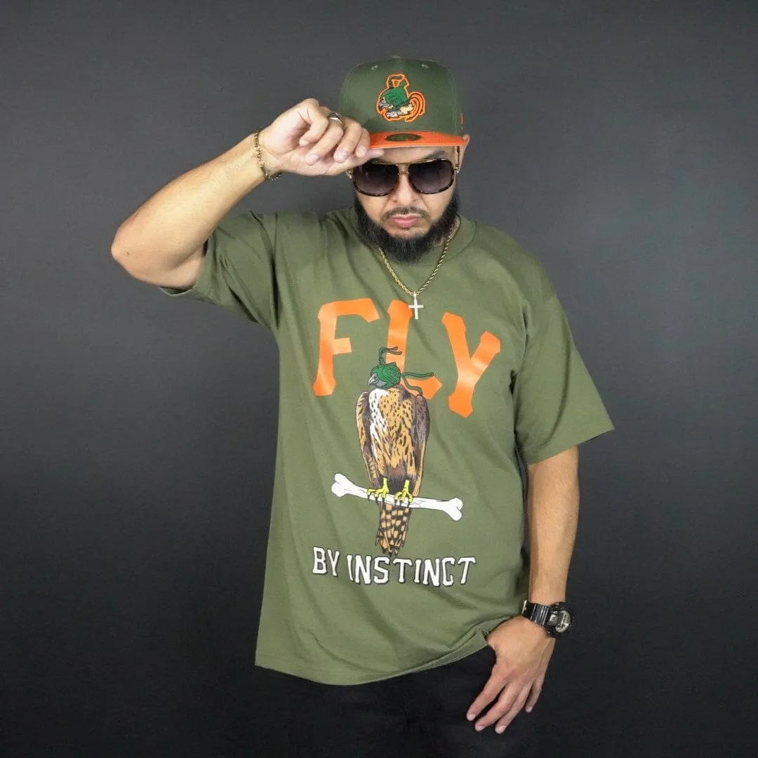 Fly By Instinct - Olive T-Shirt