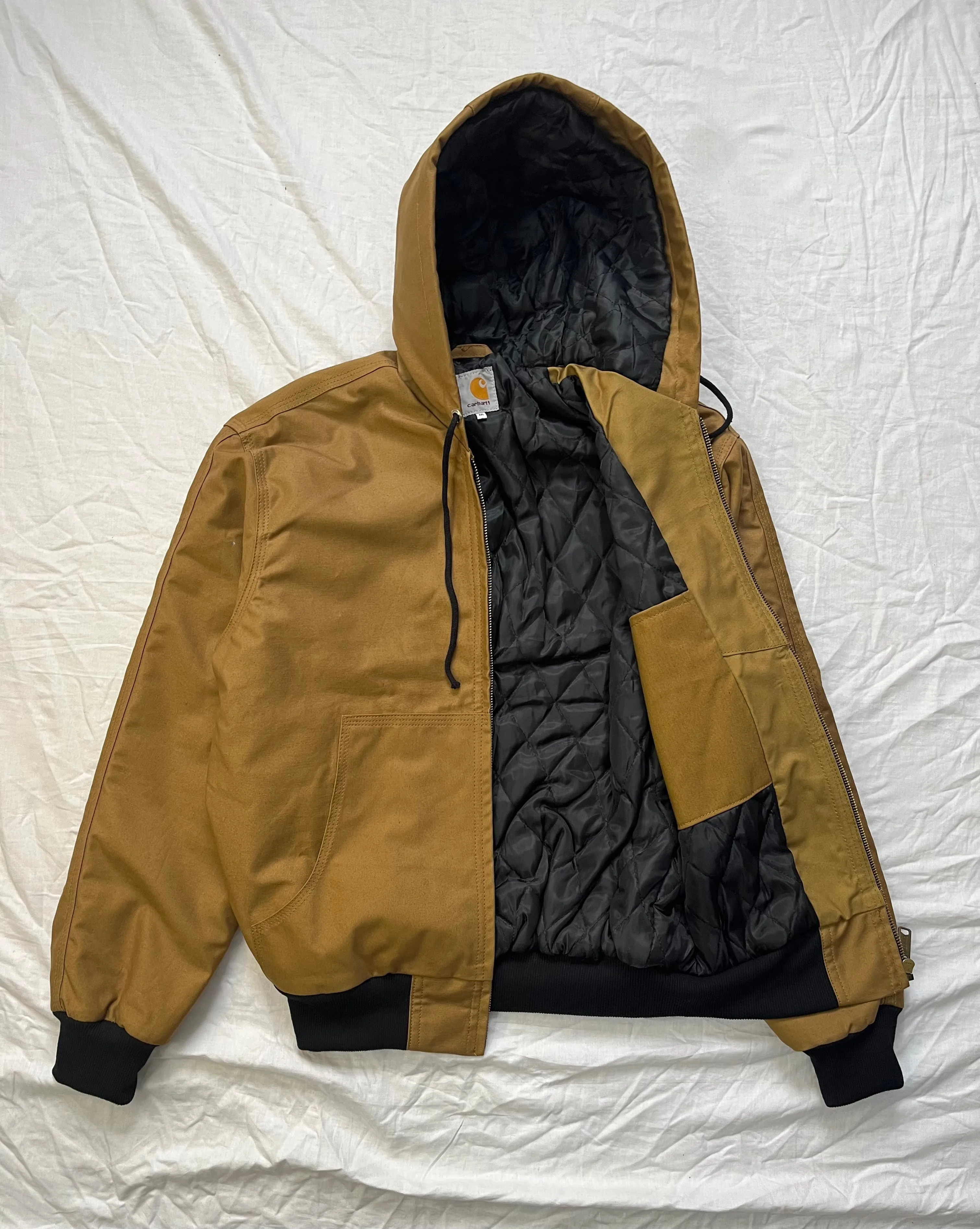 FRIDAY SALE! Vintage Carhartt Rework Style Tan Hooded Jackets - MOQ 25 pcs