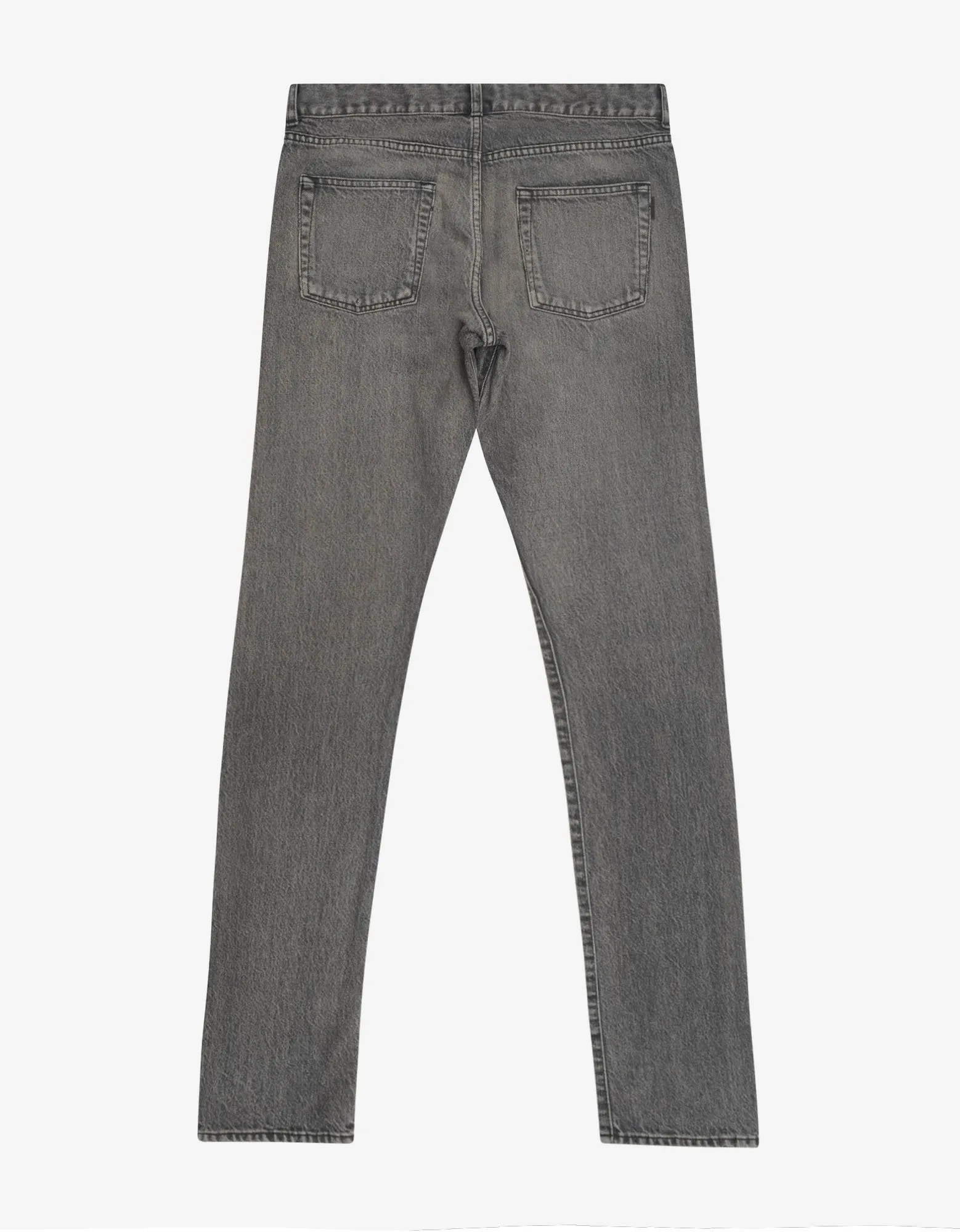 Grey Stonewash Slim Jeans -