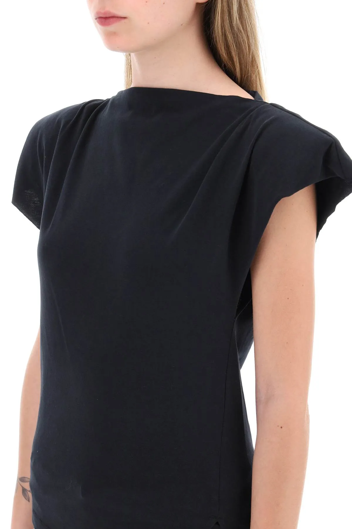 Isabel marant 'sebani' t-shirt with structured shoulders