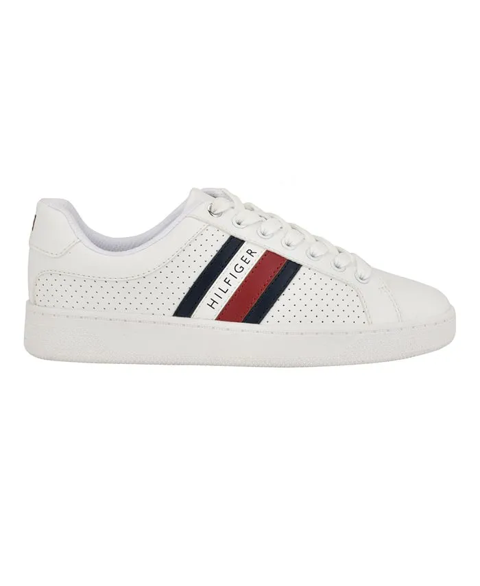 Jallya Tommy Hilfiger Women's Lace-Up Casual Sneakers, White