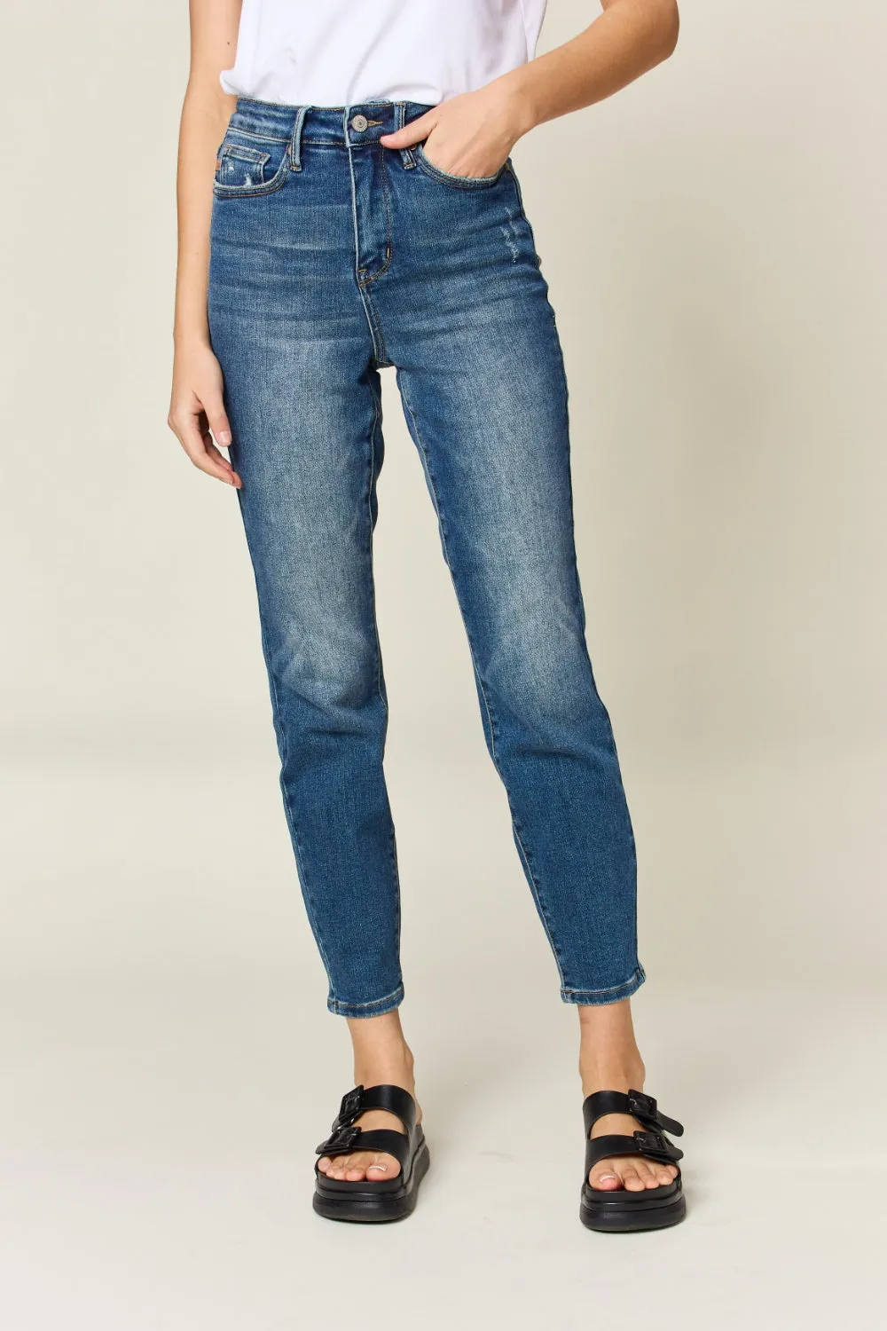 Judy Blue Porch Rocking High Waist Slim Jeans Style 88776