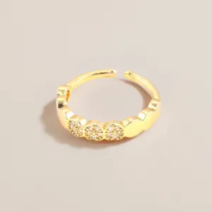 Kathryn Pave Circle Ring