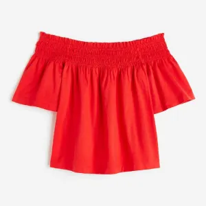 Knitted top H&M, red