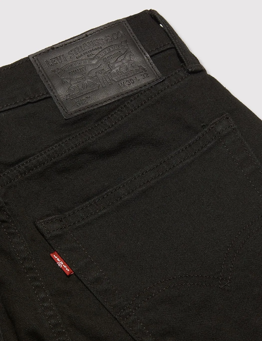 Levis 512 Jeans (Slim Tapered) - Nightshine Black