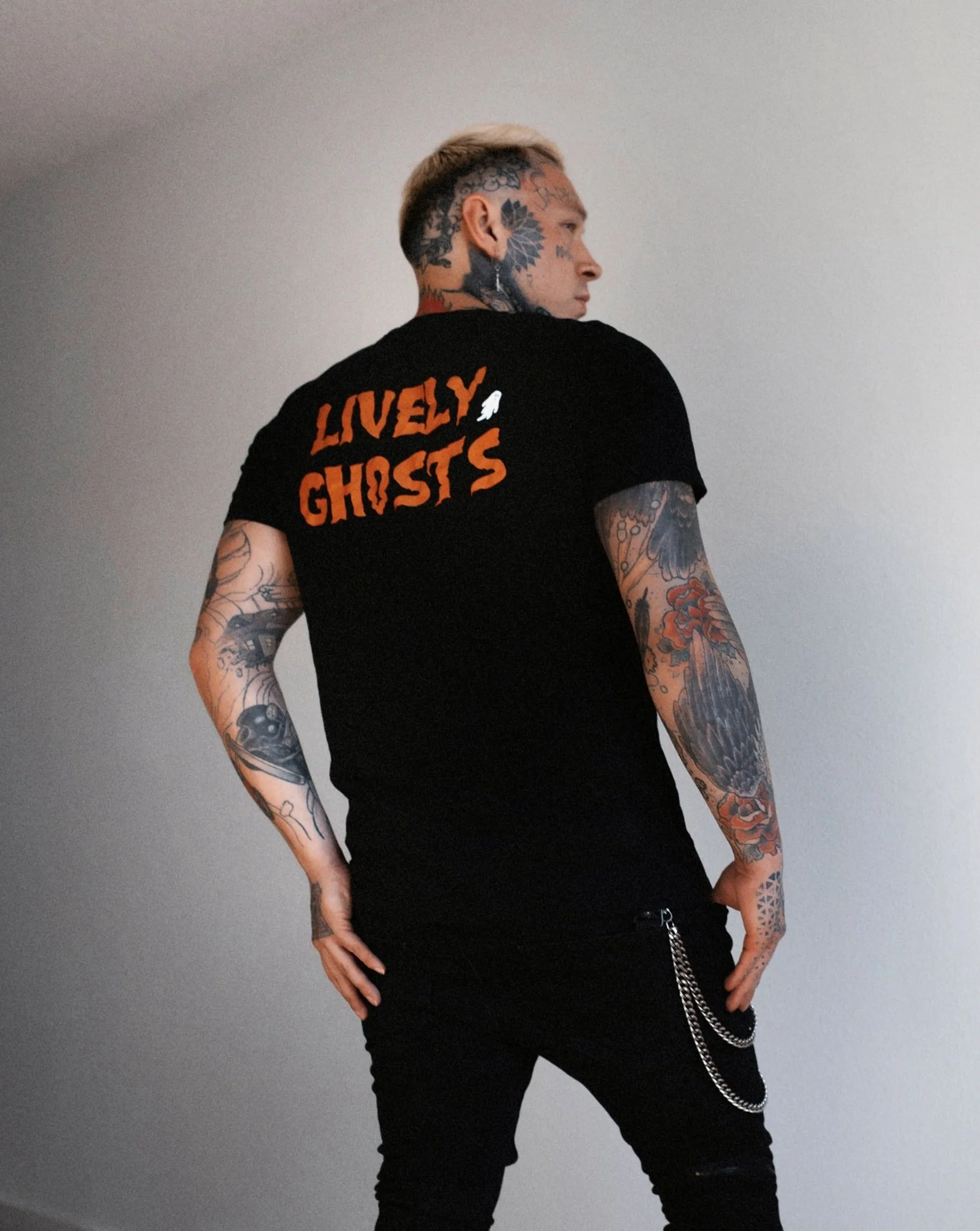 Lively Ghosts "Ghostie" Unisex Logo Tee