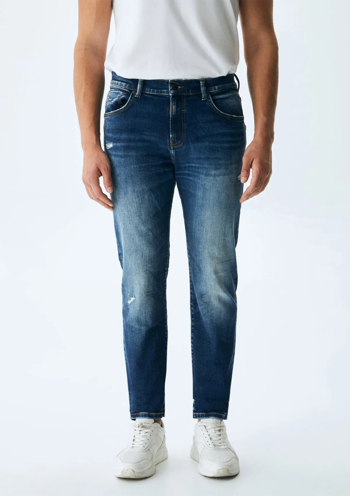 New Sawyer Y Arius Mid Rise Slim Jean