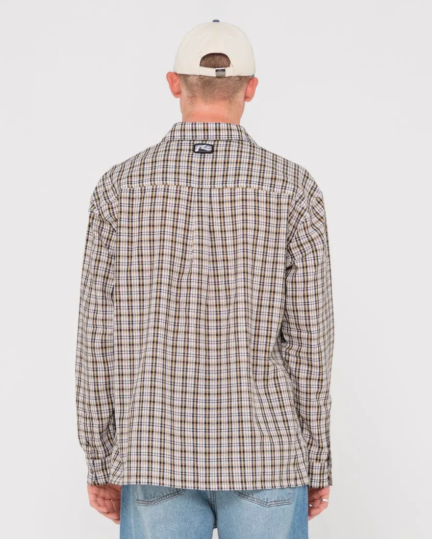 Rusty Datsun Check Long Sleeve Shirt