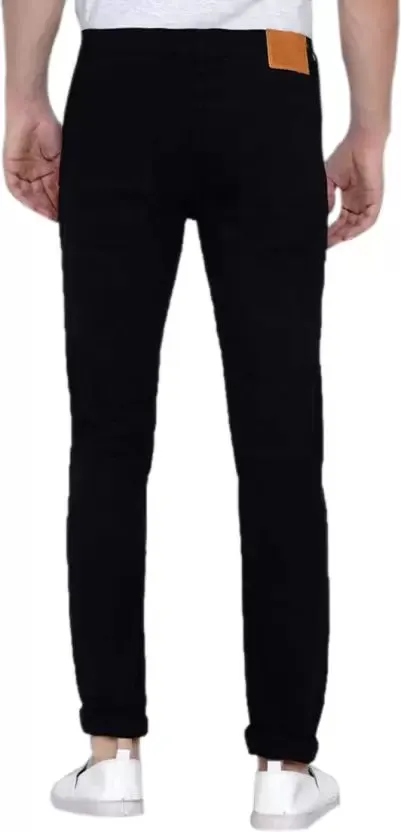 Slim Men Black Jeans