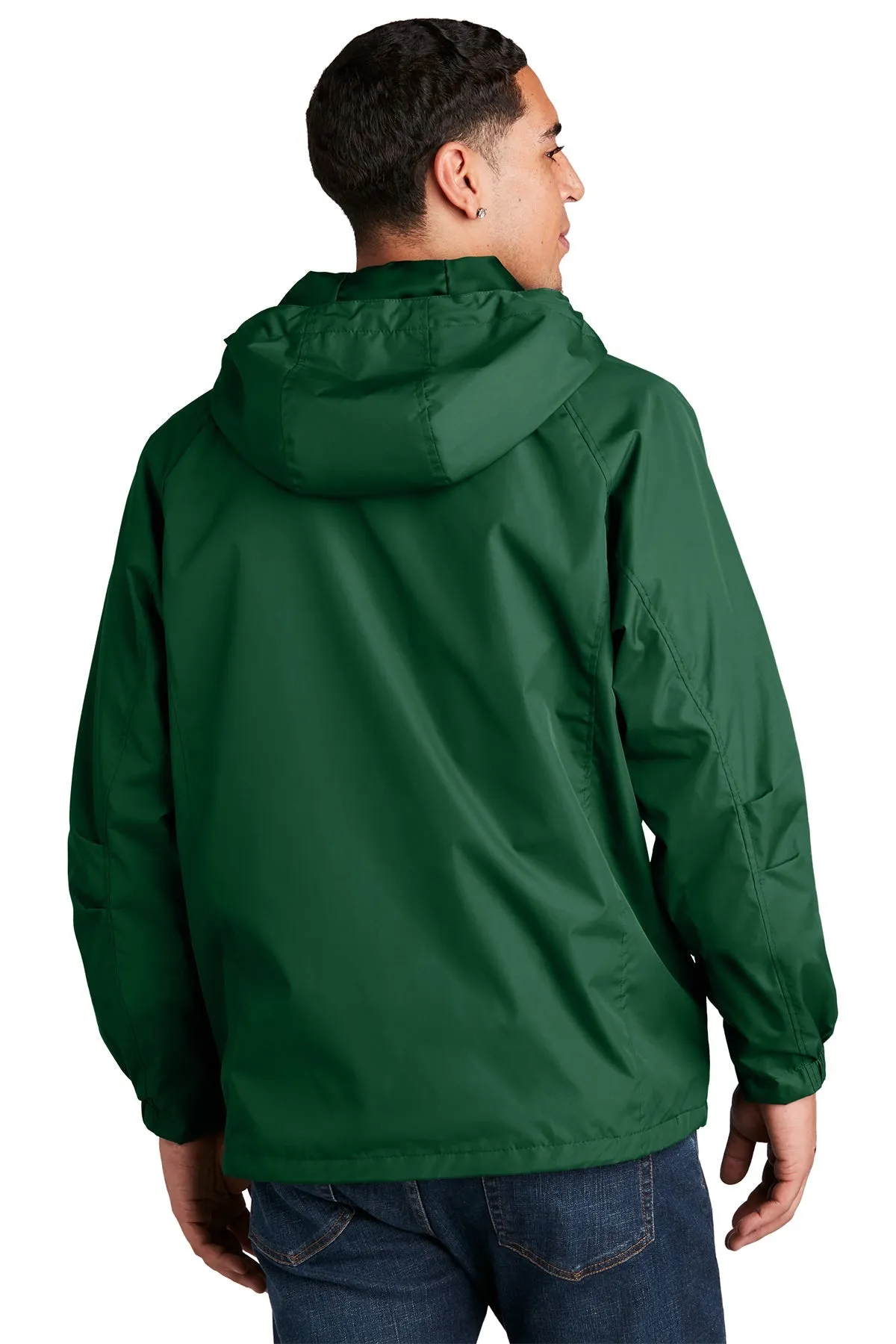 Sport-Tek Custom Hooded Raglan Jackets, Forest Green