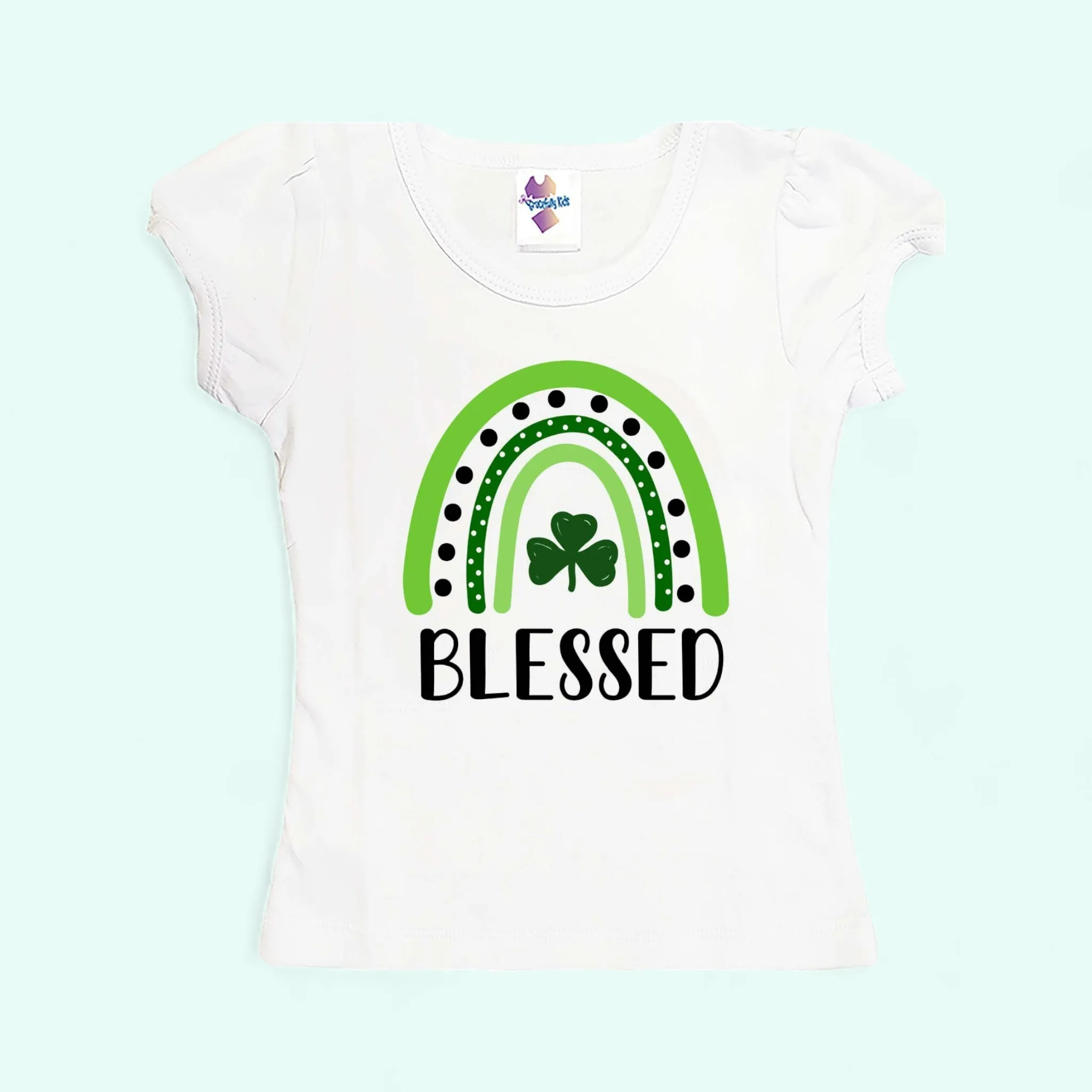 St Patrick  Day t Shirt, Blessed St Patrick Day T Shirt,  Girls St. Patrick T-Shirt, Toddler St Patrick T Shirt, Girls Shirts