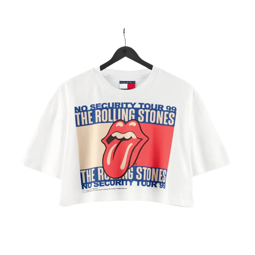 Stones x Tommy Hilfiger Crop T-Shirt