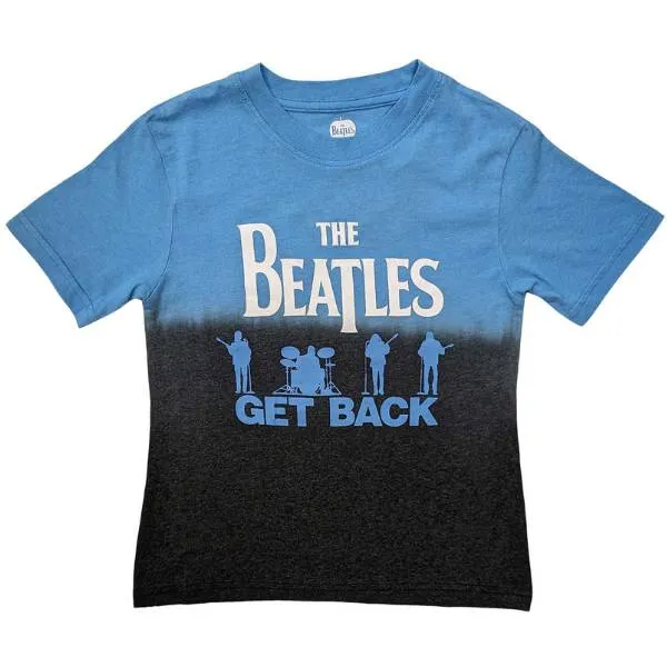 The Beatles Kids T-Shirt - Beatles Get Back - Blue Tie Dye