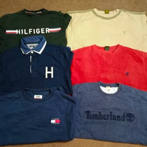 Tommy Hilfiger and Timberland sweatshirts