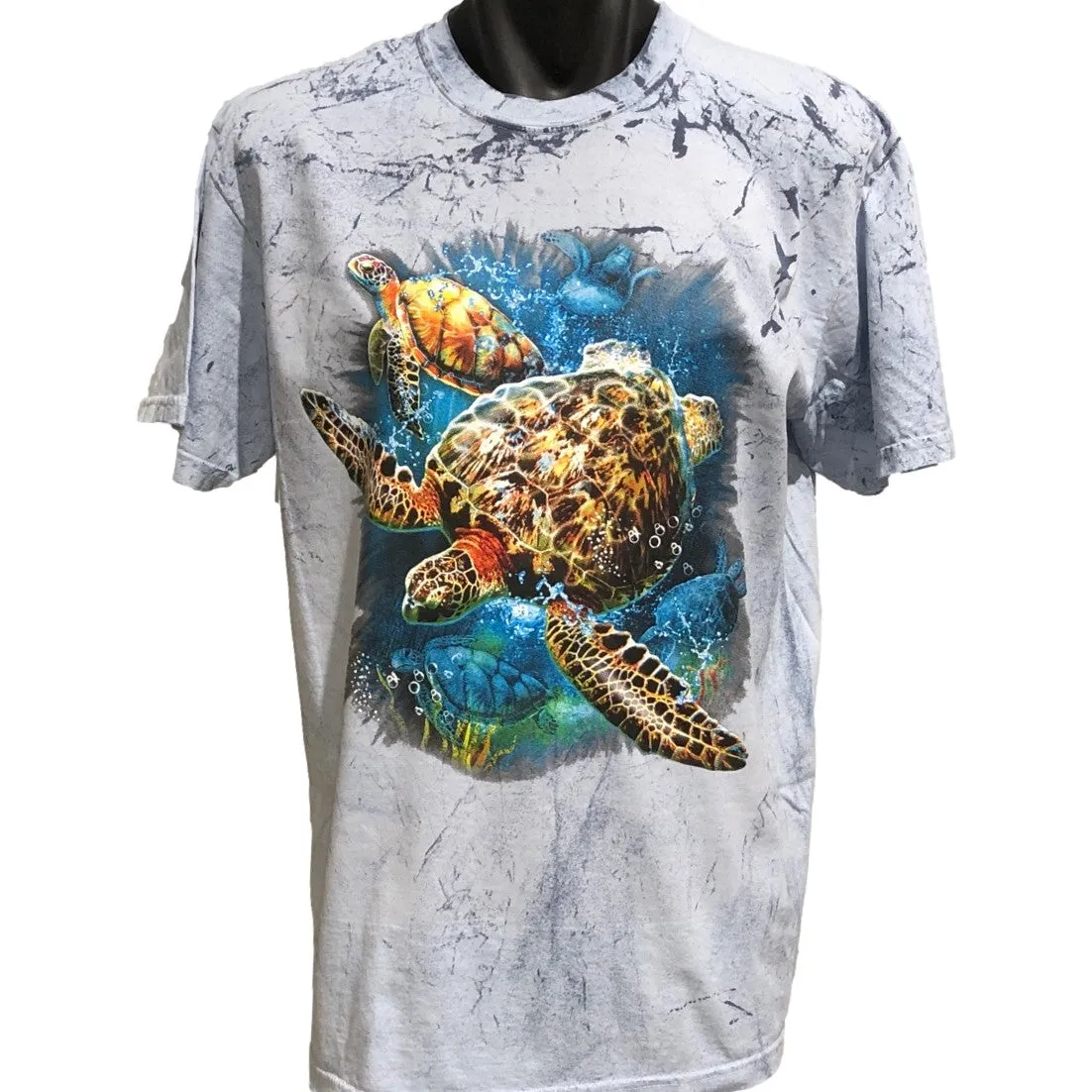 Turtle Kingdom Colour Blast T-Shirt (Ocean Colour)