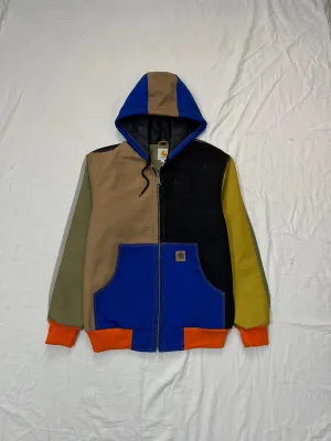 Vintage Carhartt Rework Style Patchwork Hooded Jackets - MOQ 20 pcs