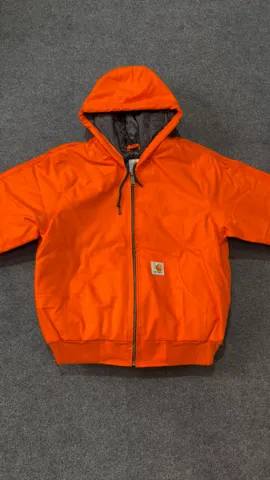 Vintage Carhartt Reworked style Orange hooded jacket MOQ-25-50