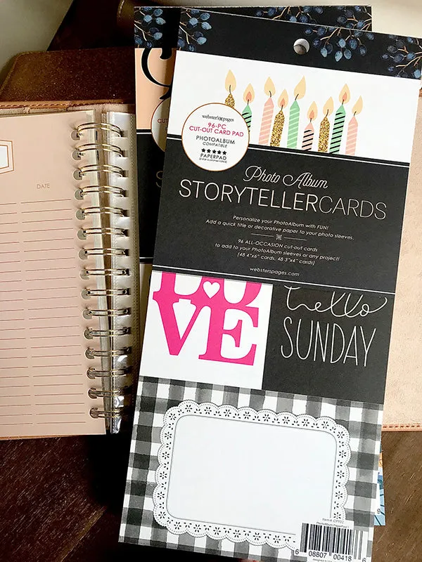 Websters Pages PhotoAlbum Cards & Frames Pad - Storyteller*