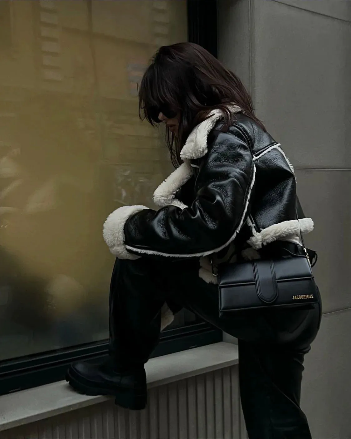 Wenkouban-Winter Outfits Christmas Meya Leather Jacket